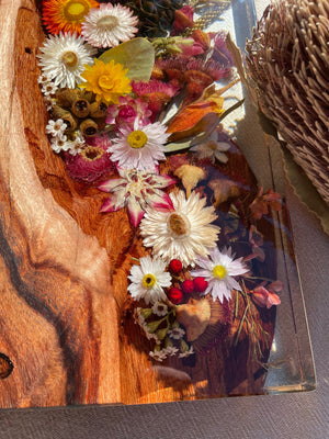 *PRE ORDER ~ SALLY Organic Native Floral Board (Pick your size)