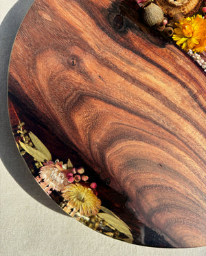 SALLY Native Floral Board Organic Round 300mm