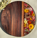 SALLY Native Floral Board Organic Round 300mm