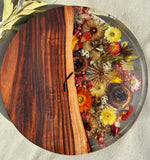 SALLY Native Floral Board Organic Round 300mm