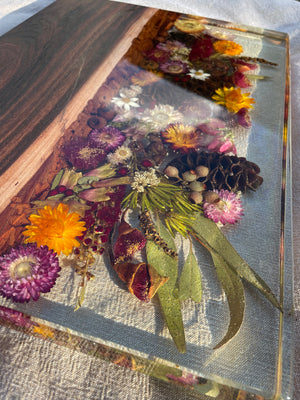 *PRE ORDER ~ SALLY Organic Native Floral Board (Pick your size)