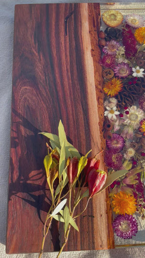 
            
                Load and play video in Gallery viewer, *PRE ORDER ~ SALLY Organic Native Floral Board (Pick your size)
            
        